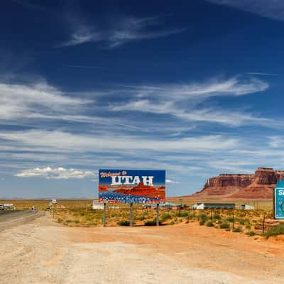 Arizona/Utah State line - Monument Valley, USA