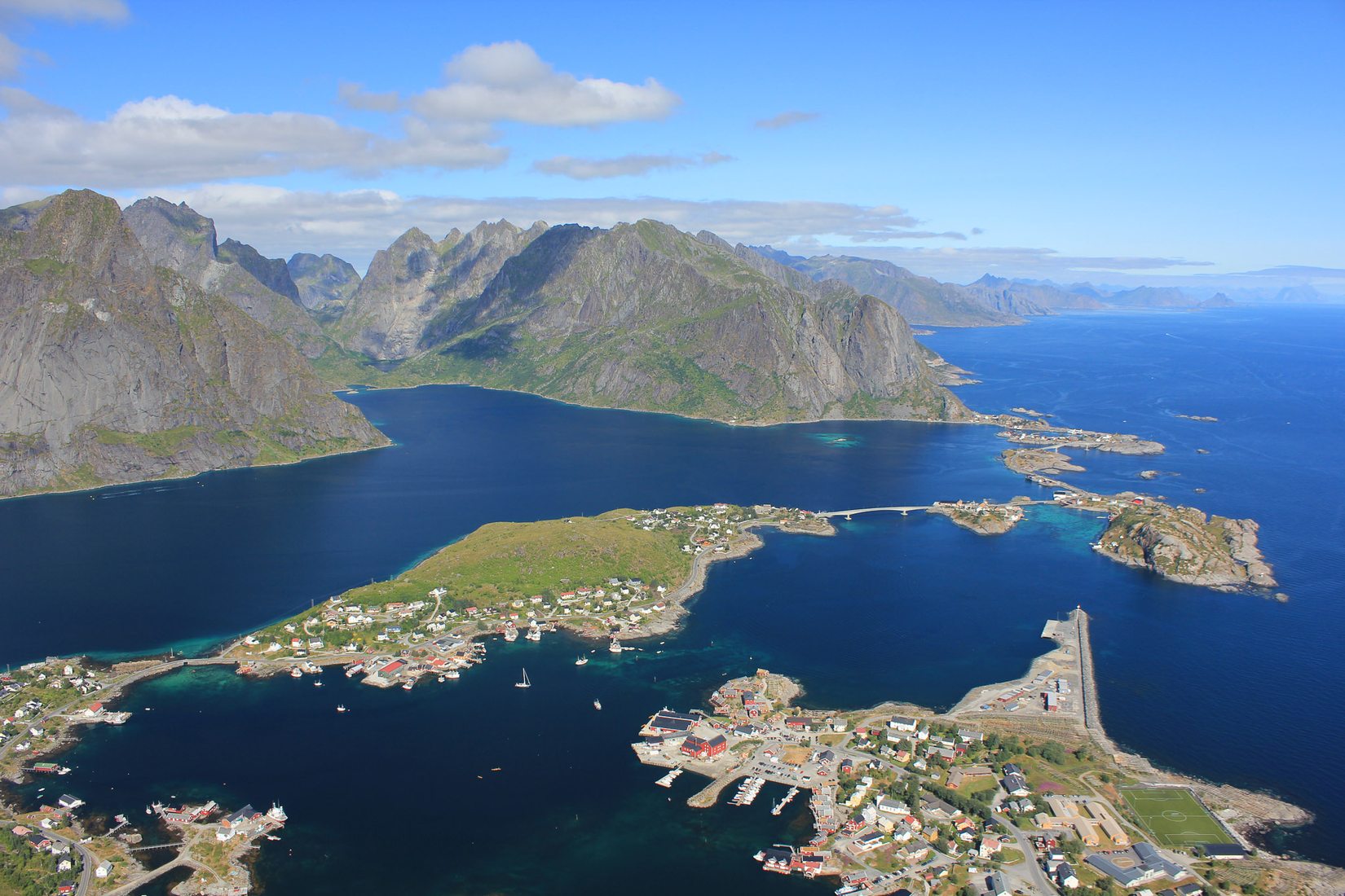 View from Reinebringen, Norway