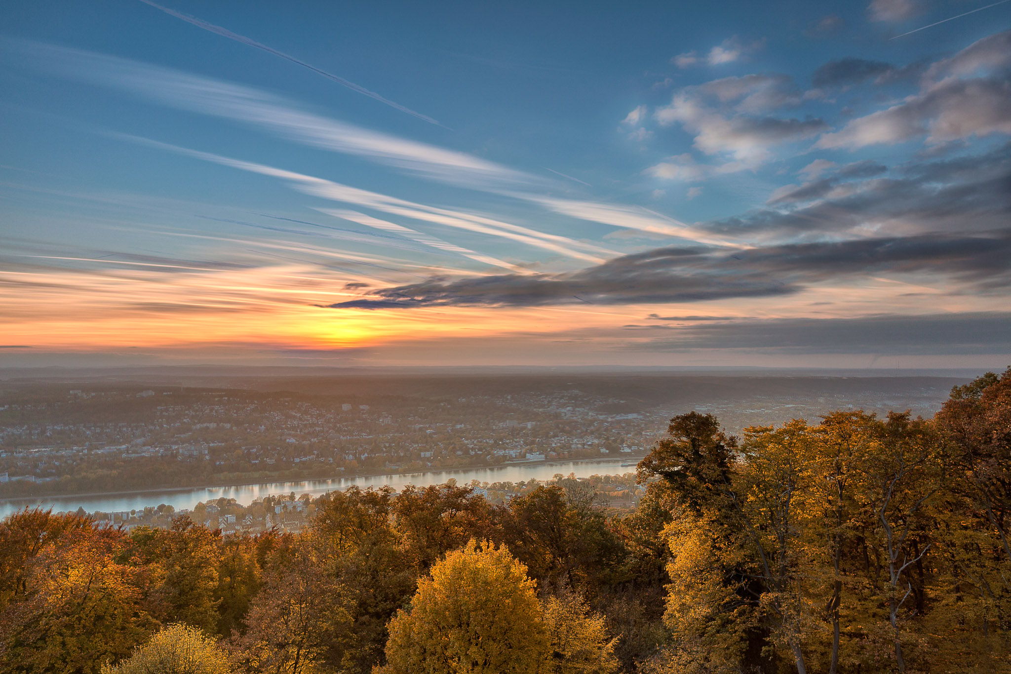 View in the Rhine Valley, Germany