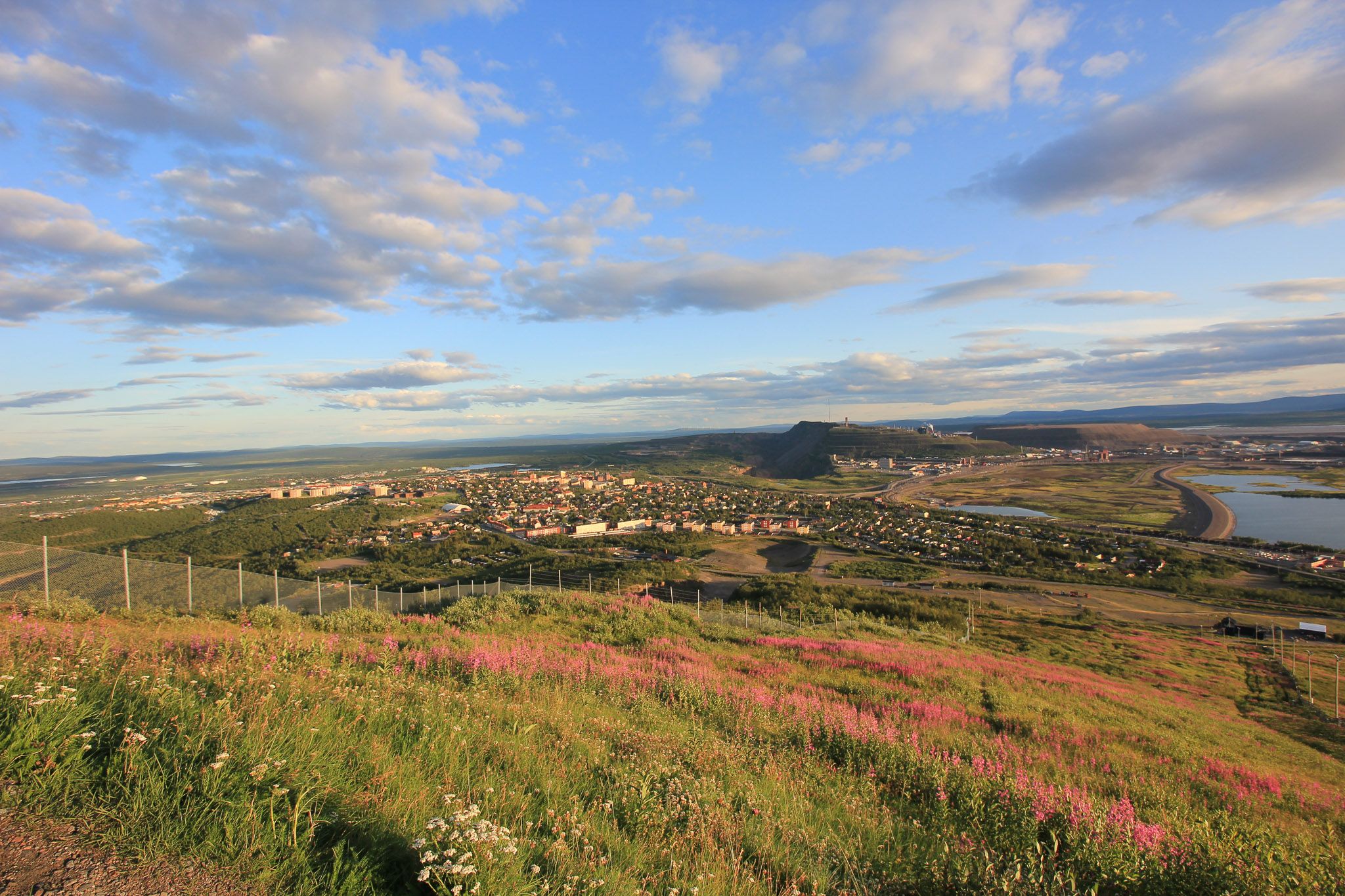 View to Kiruna, Sweden