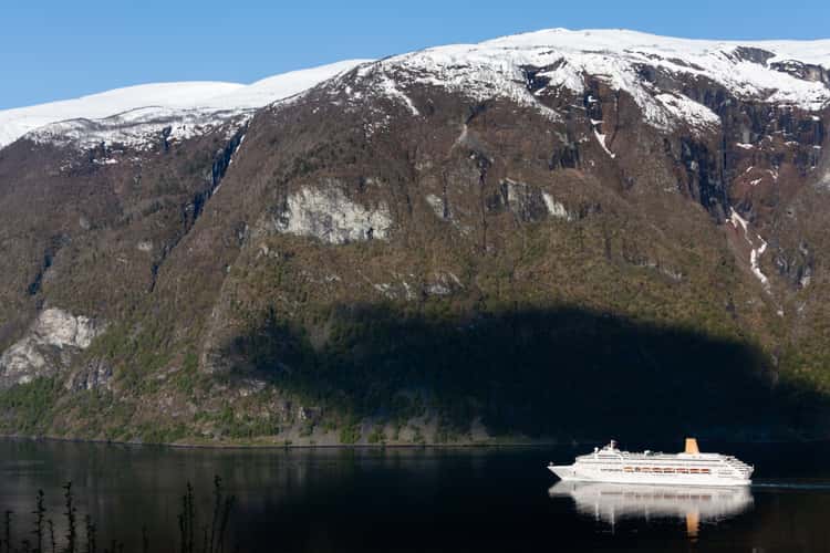 Aurlandsfjord near Aurland