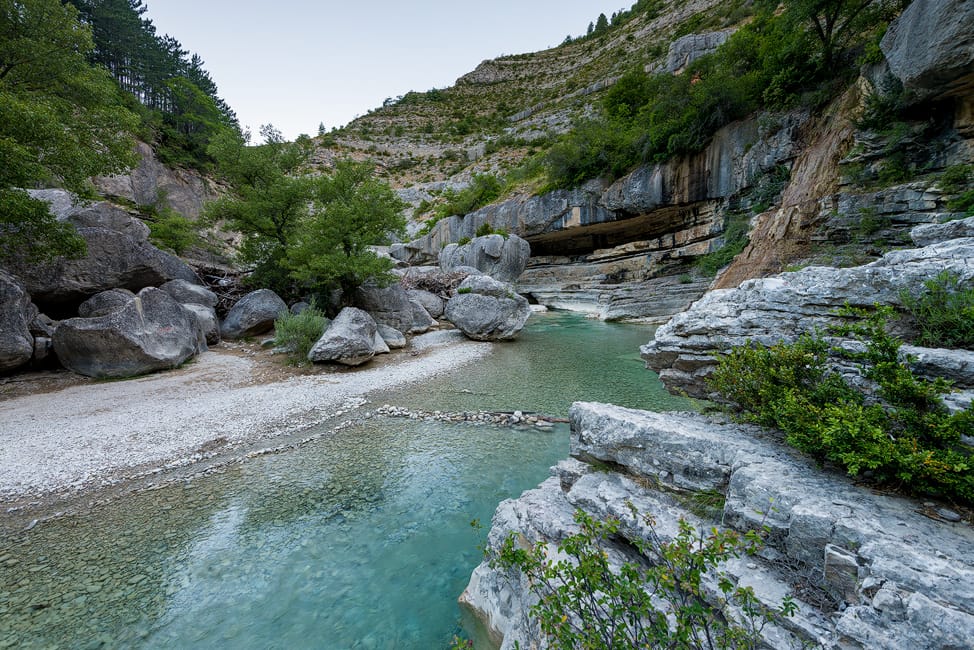 Gorges de la méouge, France