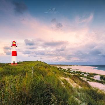 Lighthouse List in the morning light, Germany
