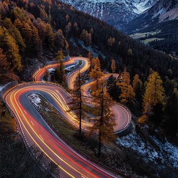 Maloja Pass Road, Switzerland