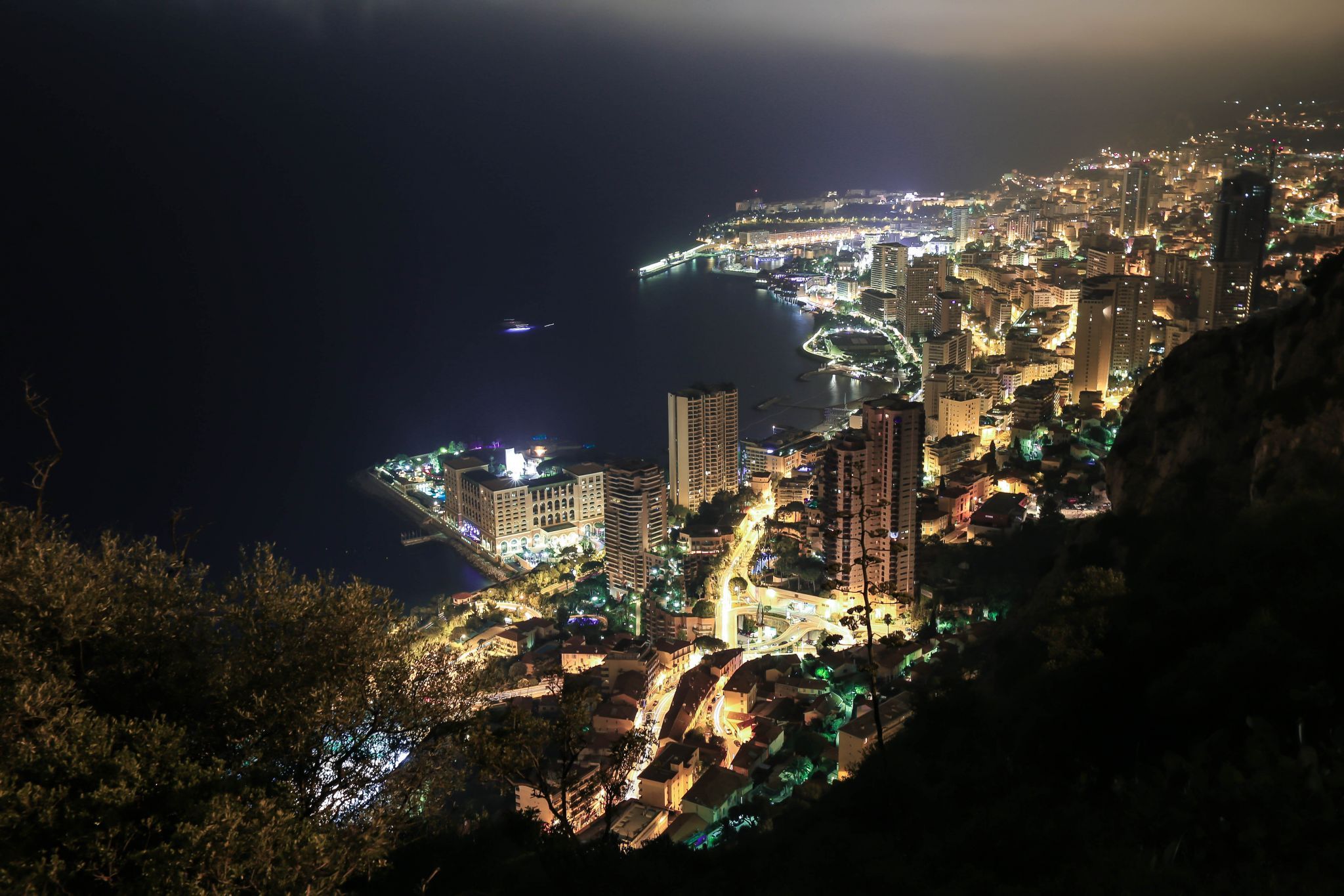 Monaco from above, France