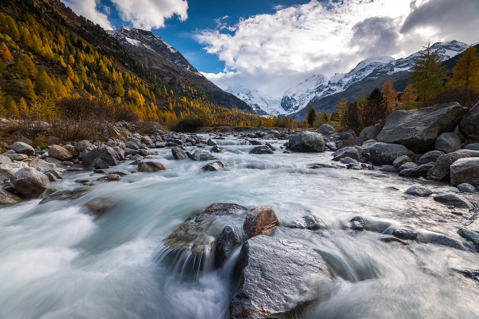 Morteratsch Glacier, Switzerland