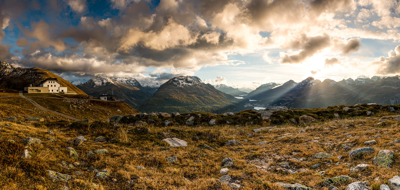 Muottas Muragl Engadin, Switzerland