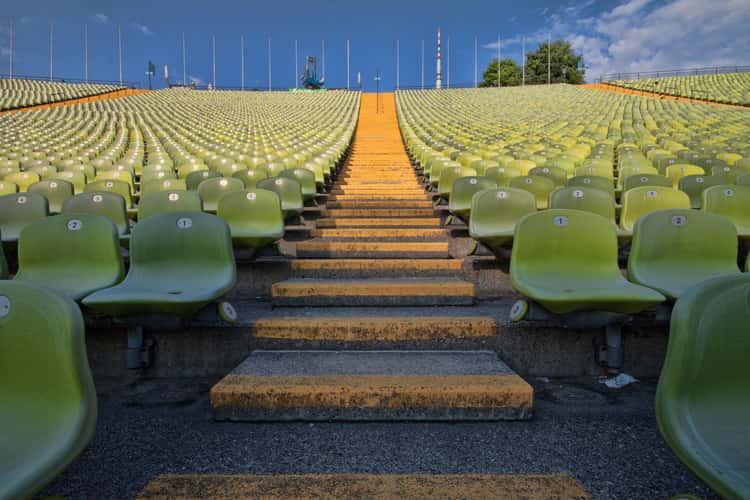Inside Olympia Stadium, Munich