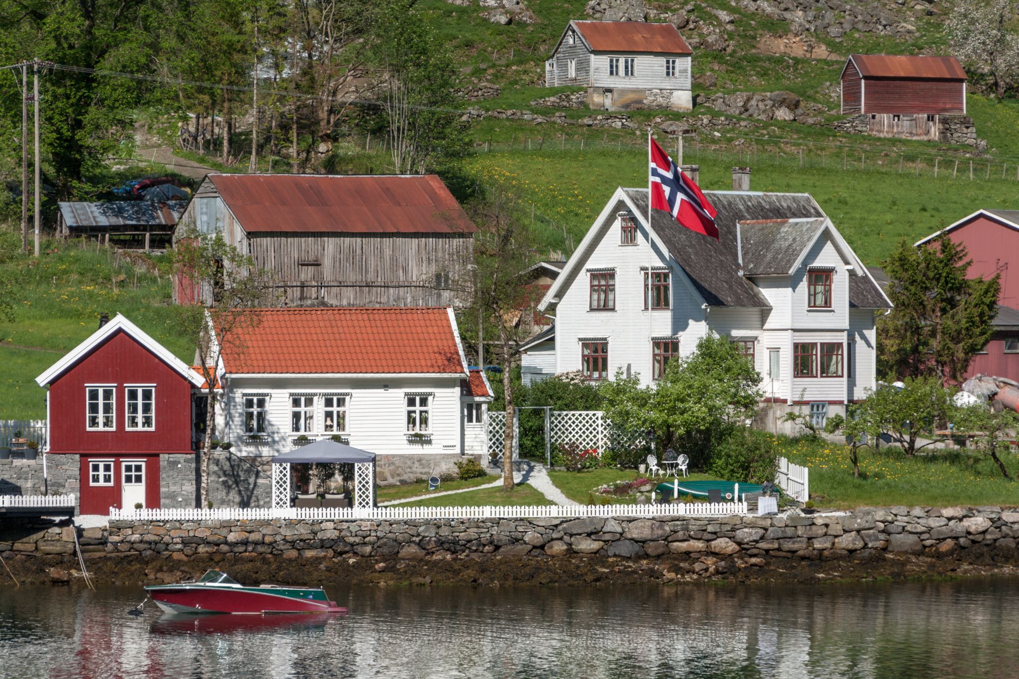 Nærøyfjord near Bakka, Norway