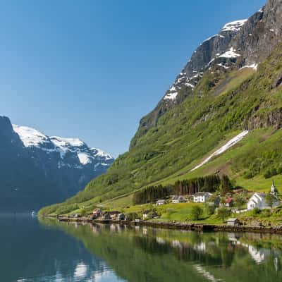 Nærøyfjord near Bakka, Norway