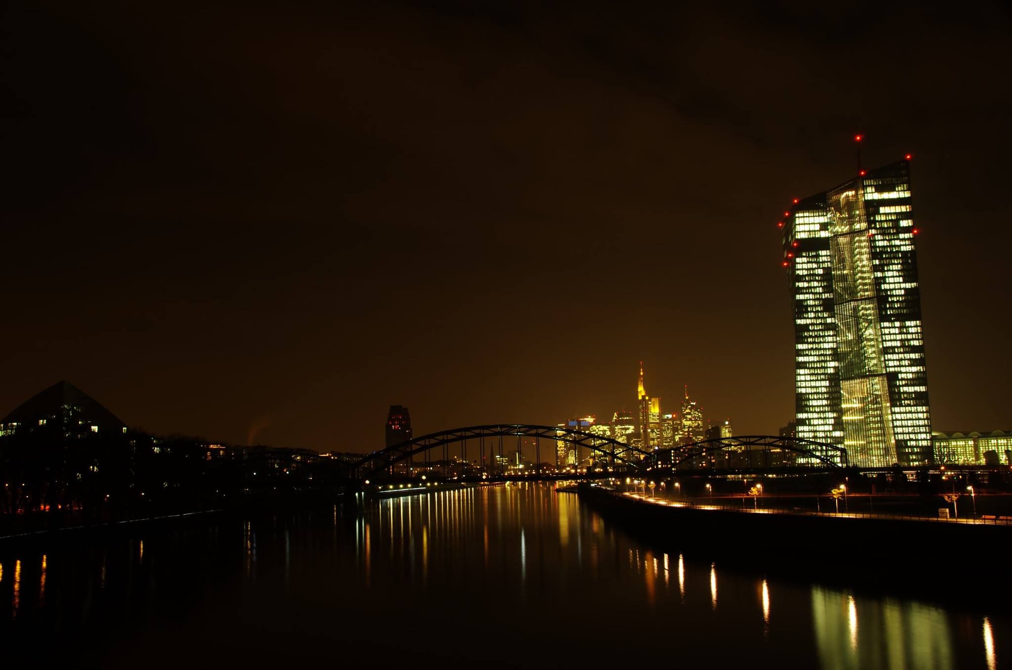 Osthafenbrücke, Frankfurt am Main, Germany