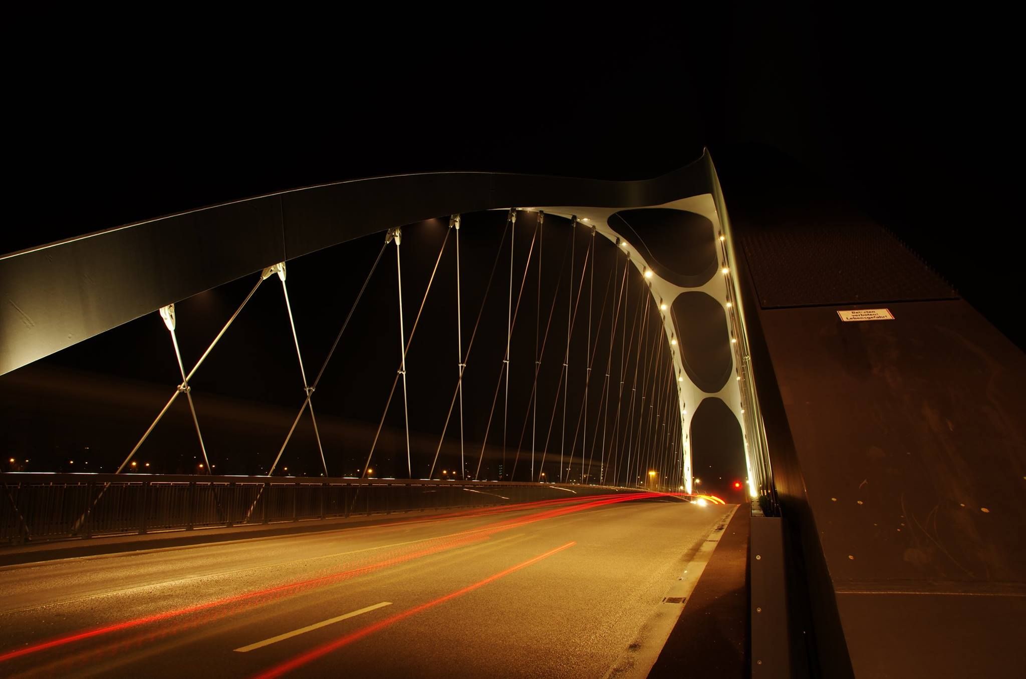 Osthafenbrücke, Frankfurt am Main, Germany