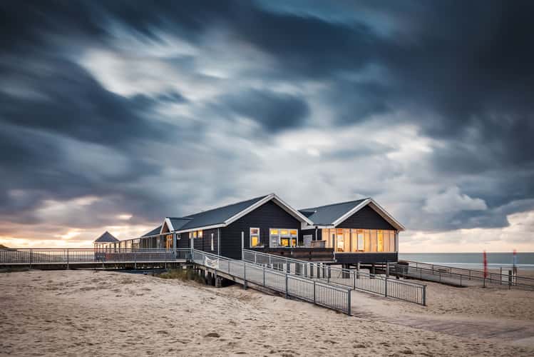 Restaurant at the beach, Zeeland