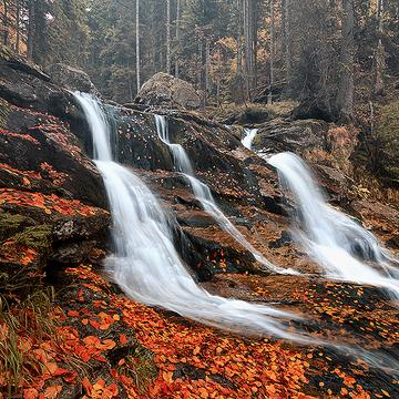 Rieslochfalls at Bodenmais/Bavarian Forest, Germany