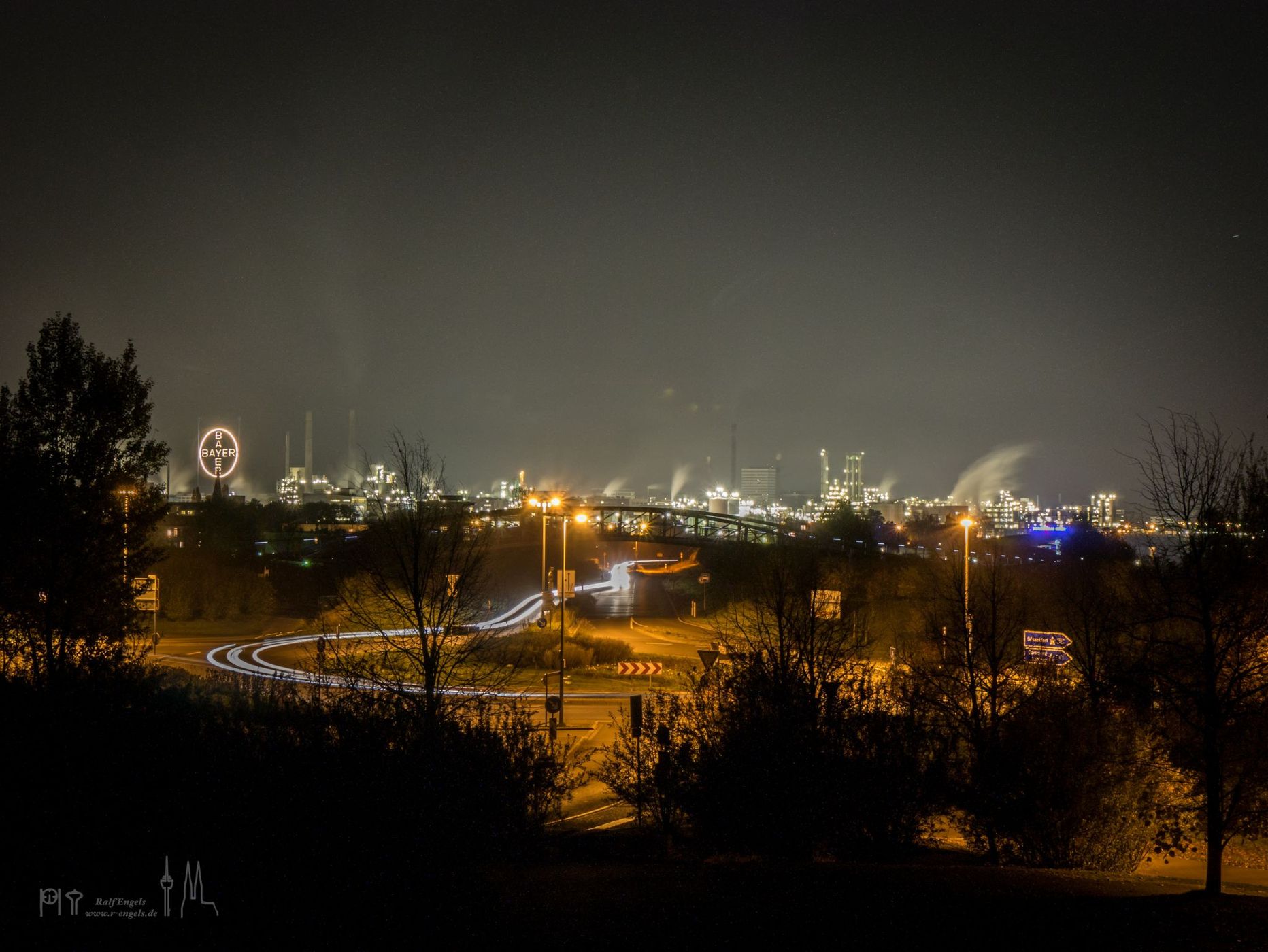 Skyline Bayer Chemical Industry, Leverkusen, Germany