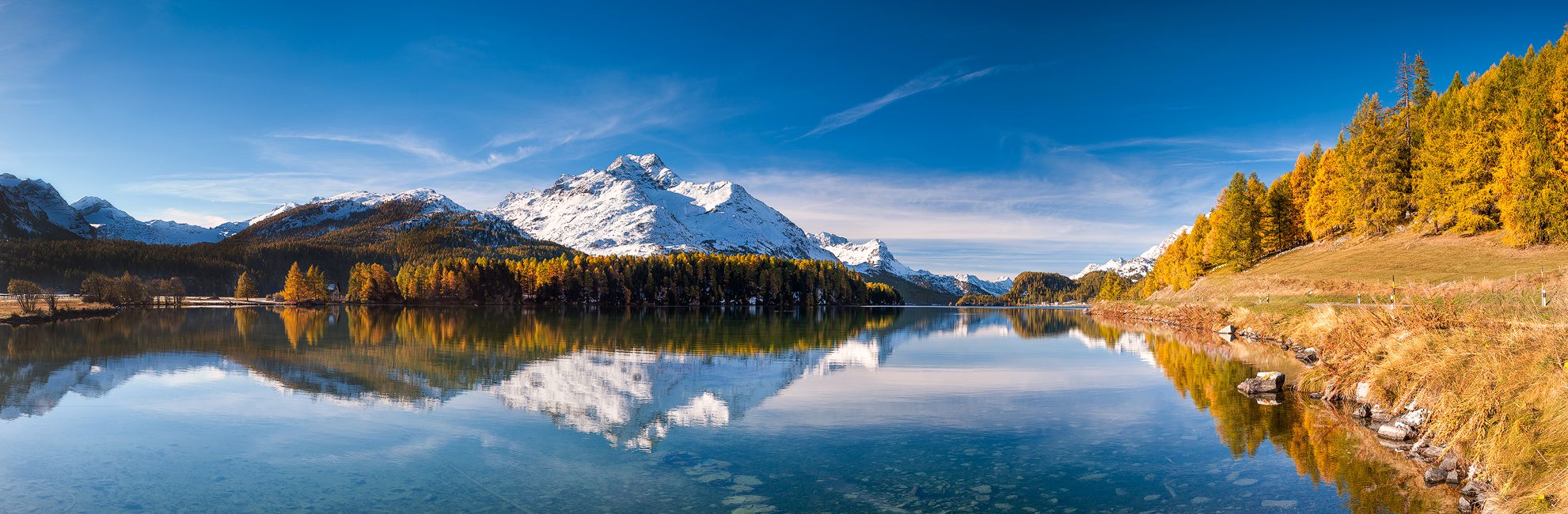 Via Engiadina, Sils Baselgia, Switzerland