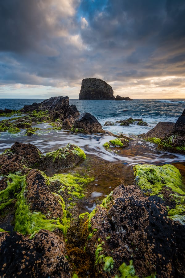 Volcanic rocks Porto da Cruz, Portugal