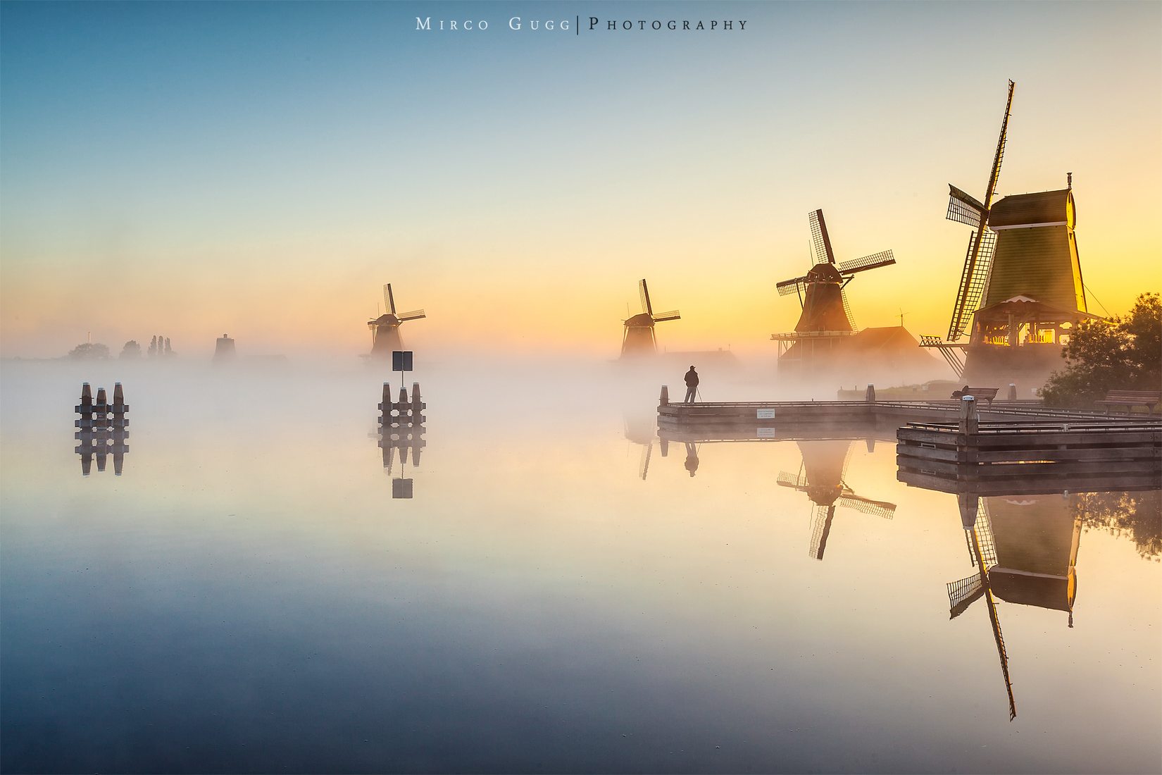 Windmills at Zaanse Schans, Netherlands