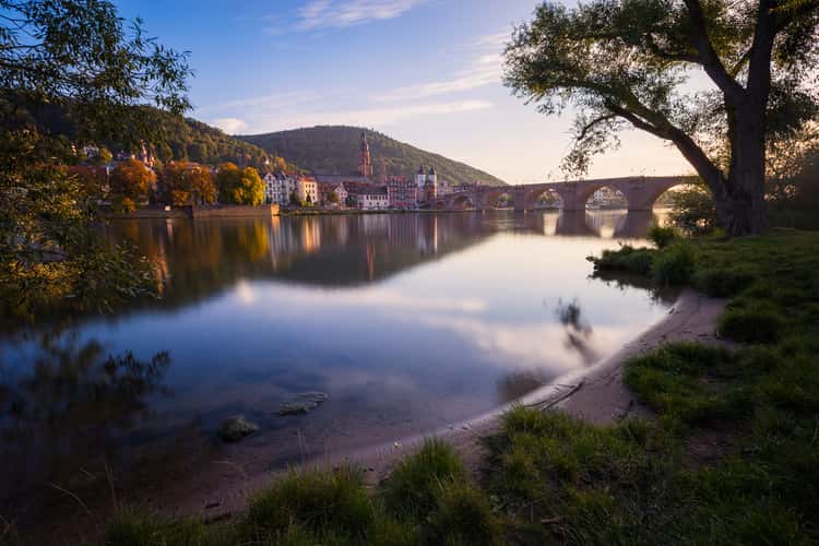 At the Neckar river, Heidelberg