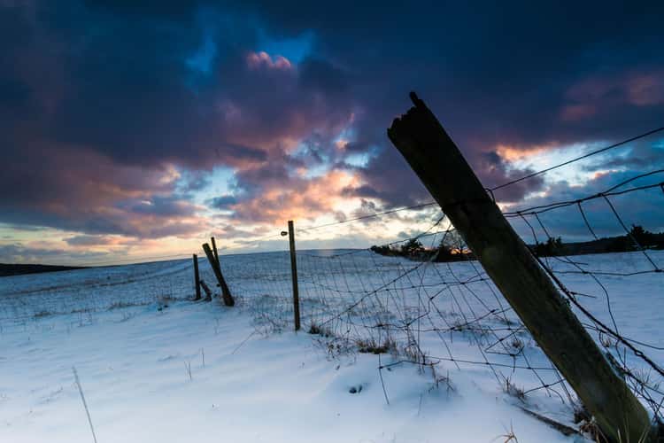 Beautiful winter scenery