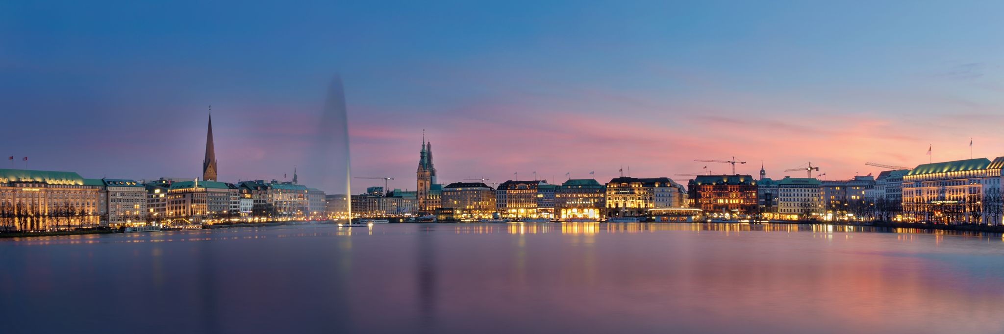 Binnenalster-View, Hamburg, Germany