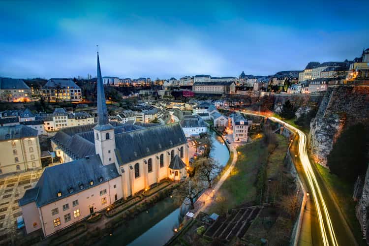 Saint-Jean-du-Grund view, Luxembourg city