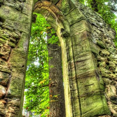 Church ruin Toepfersdorf, Germany