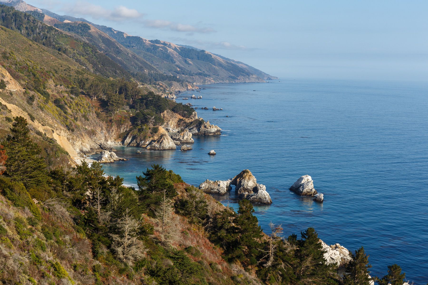 Costline view at Highway 1, USA