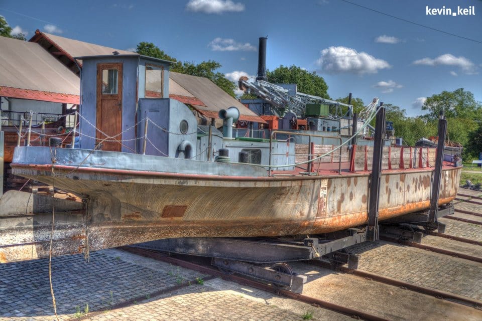 Dry dock of industrial museum, Germany