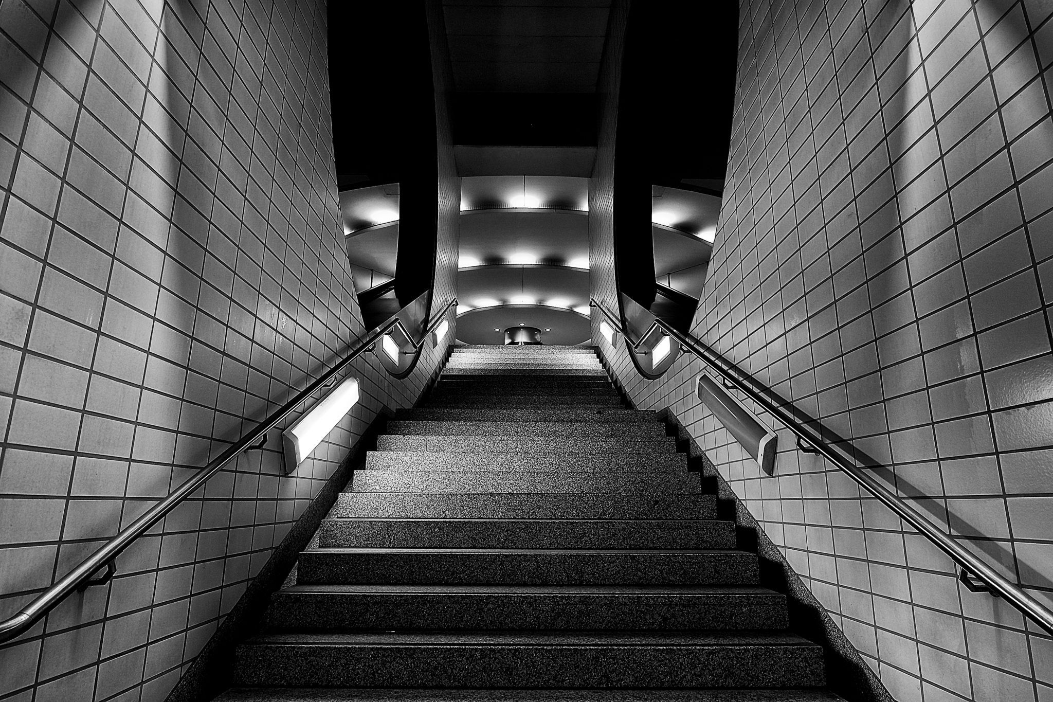 Frankfurt U-Bahnstation Messe, Germany