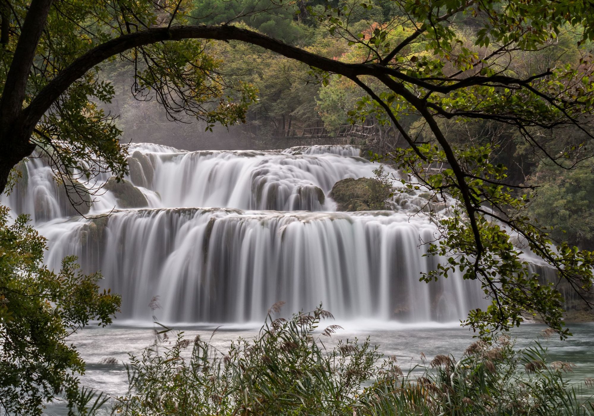 Skradinski Buk, the main waterfalls of Krka National Park, Croatia