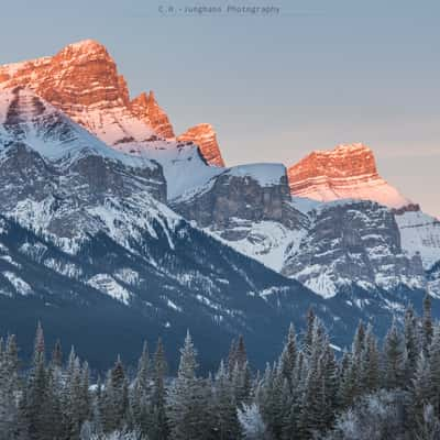 Mt. Rundle from the South, Canada