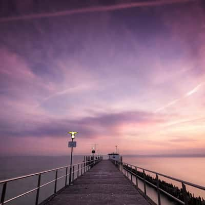 Pier at Lake Constance, Hagnau, Germany