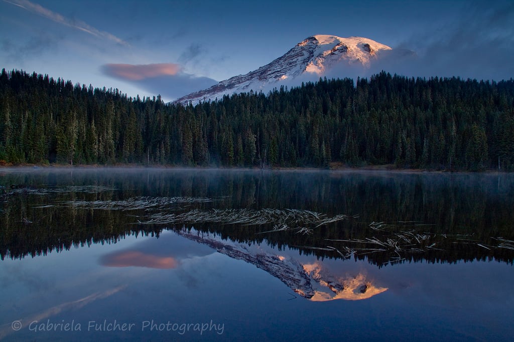 Mount Rainier, Washington Reflection Lake Magnet