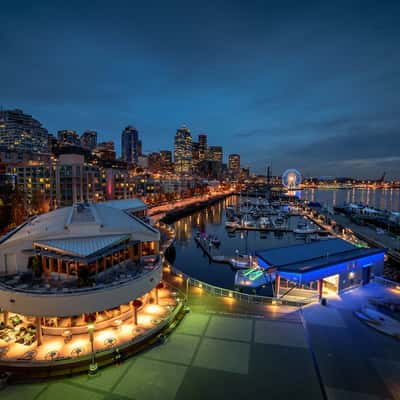 View of Pier 66, Seattle, USA
