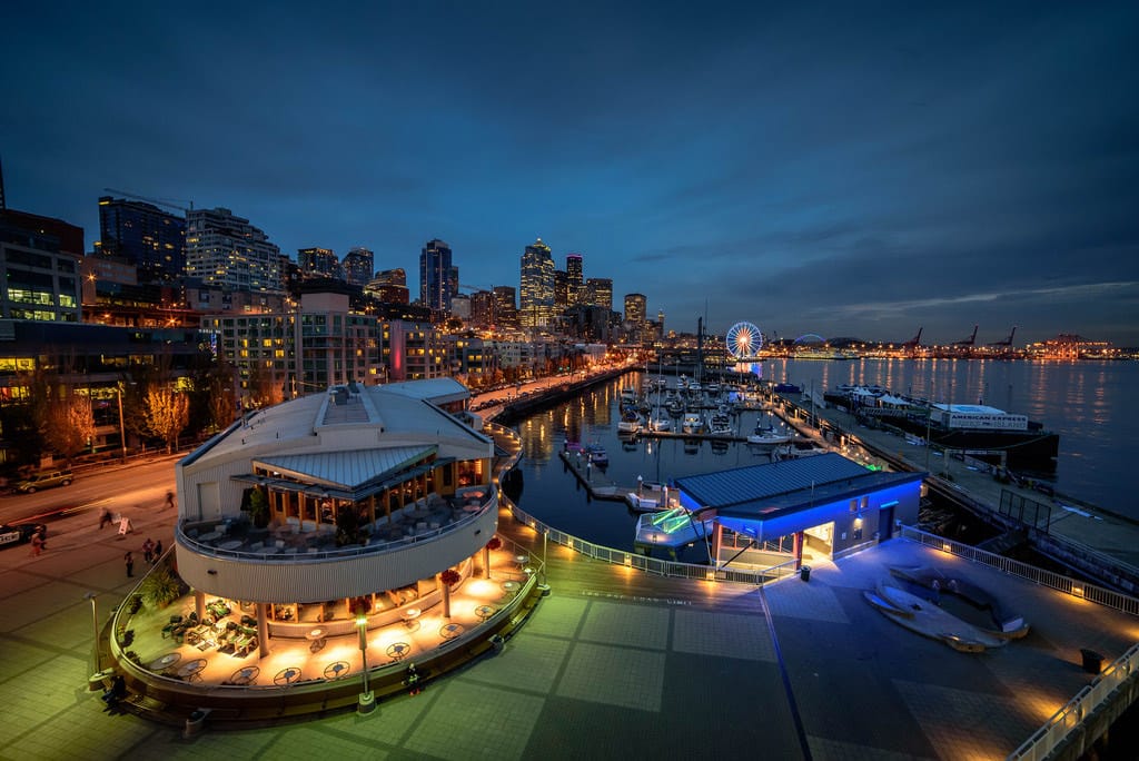 View of Pier 66, Seattle, USA
