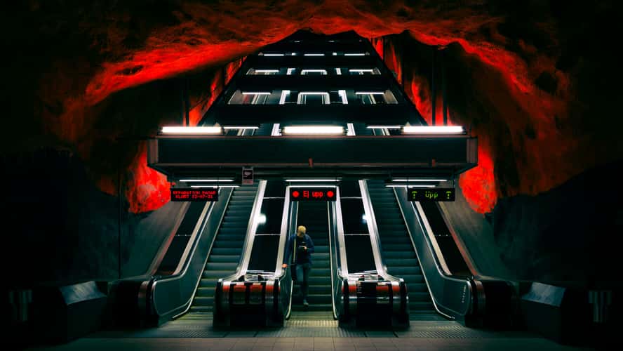 Solna Subway Station, Stockholm