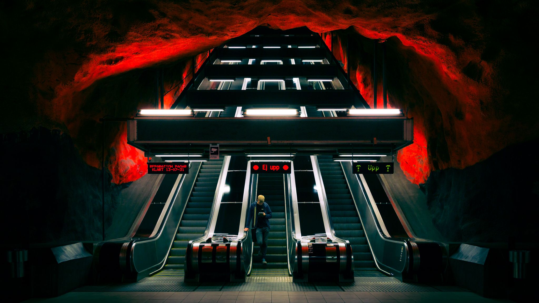 Solna Subway Station, Stockholm, Sweden