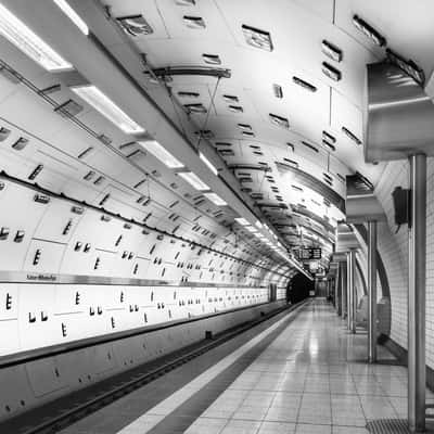 Subway Station Kaiser-Wilhelm-Park, Germany