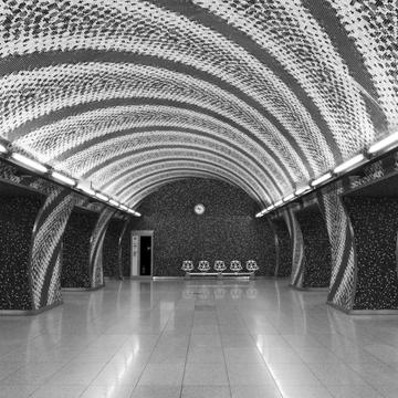 Szent Gellért tér - Subway Station, Budapest, Hungary