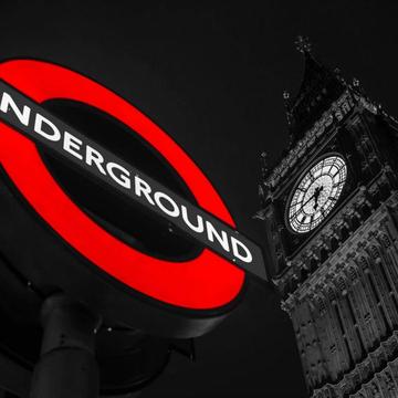 The view to Big Ben from the underground, London, United Kingdom