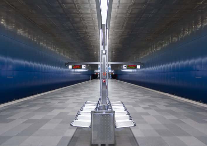 Überseequartier - Subway Station, Hamburg