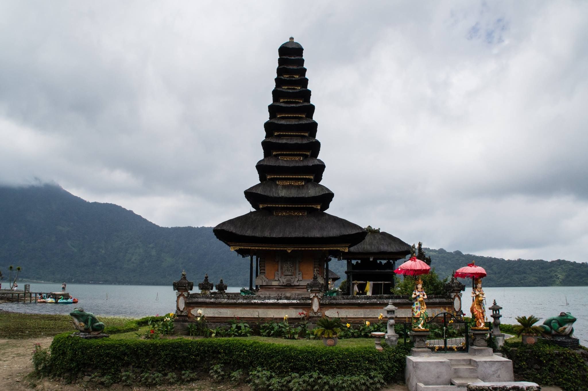 Ulun Danu Temple at Beratan Lake, Indonesia