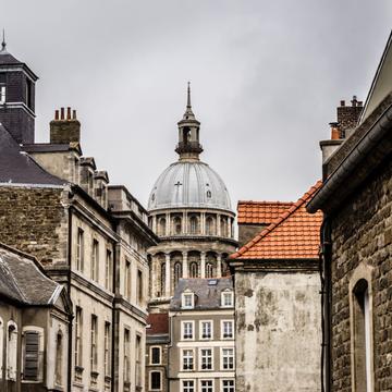 View to the Basilica of Boulogne-sur-Mer, France, France