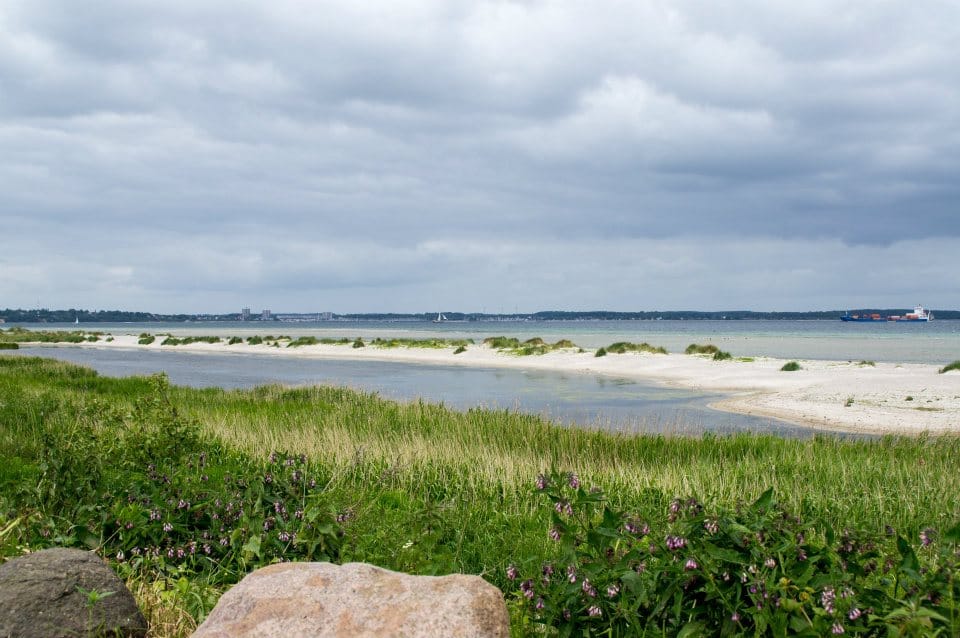 View to the Kieler Fjord, Germany