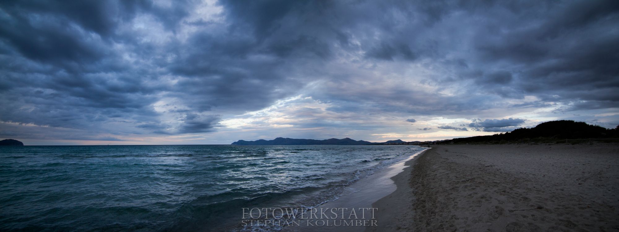 Beach at Can Picafort, Spain