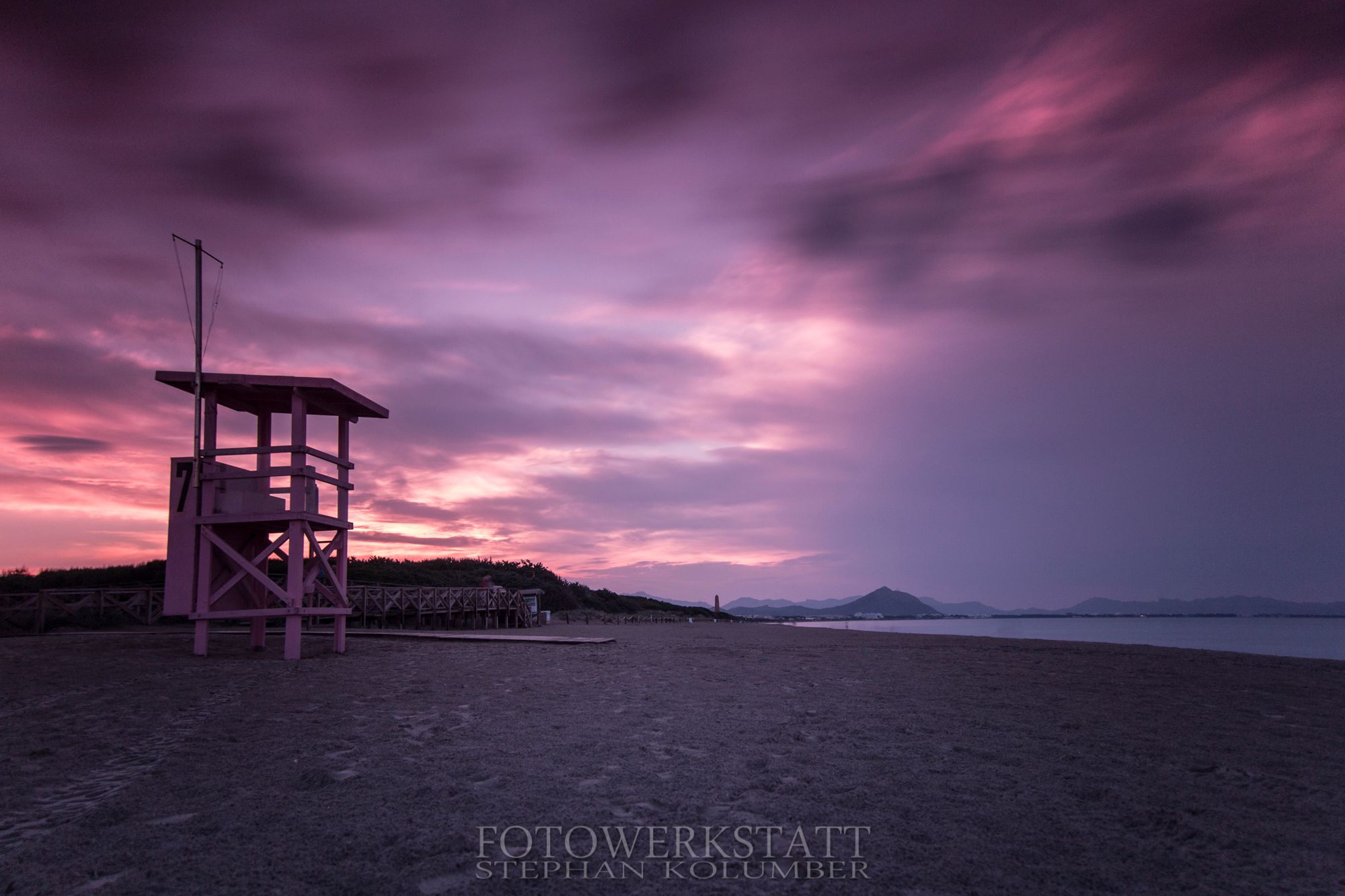 Beach at Can Picafort, Spain