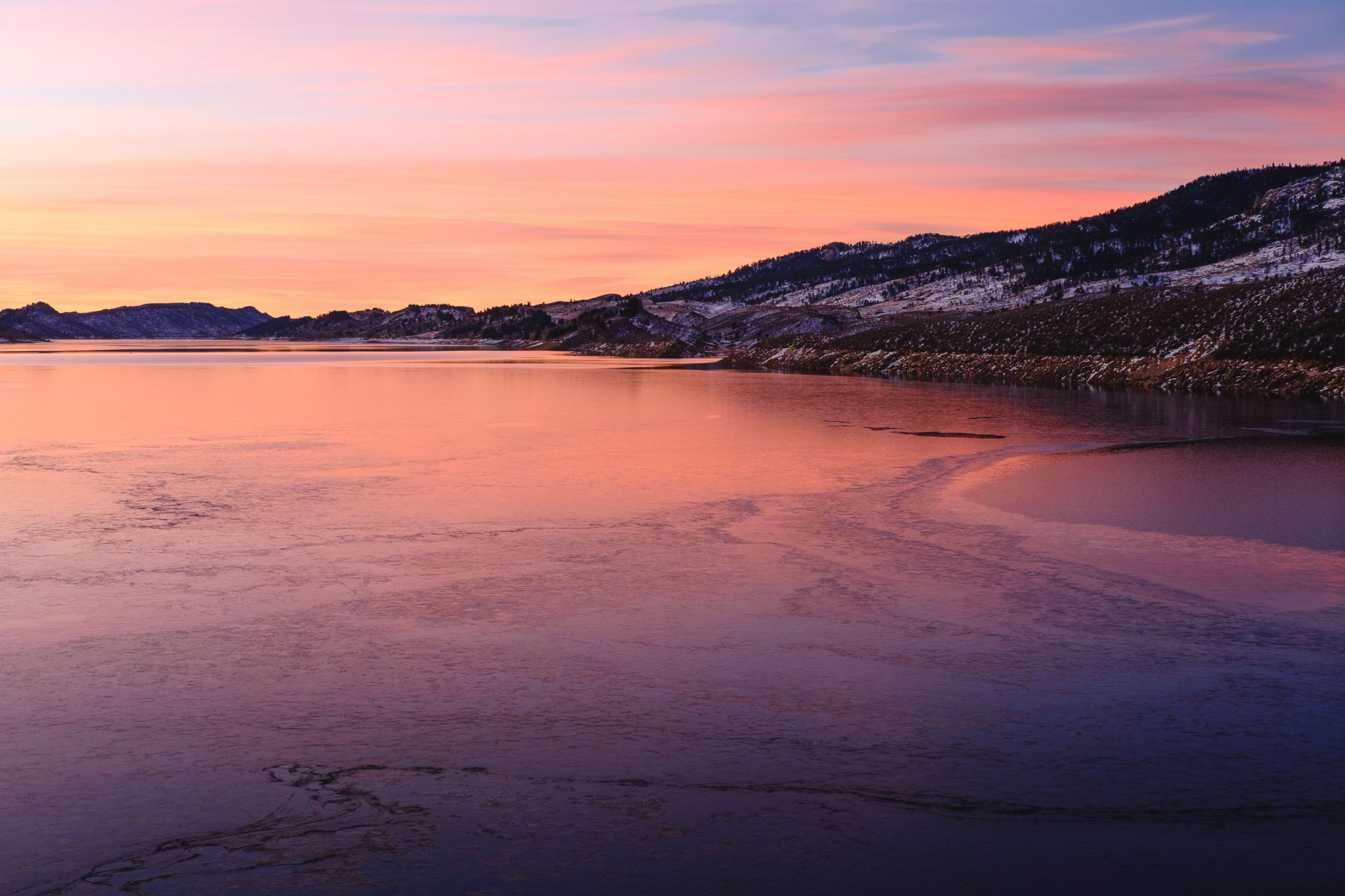 Horsetooth Reservoir, Fort Collins, Colorado, USA