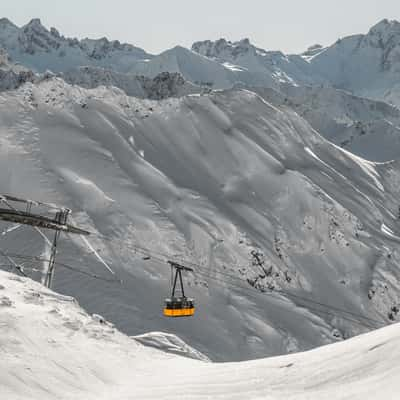 Nebelhornbahn at Höfatsblick (Nebelhorn), Germany