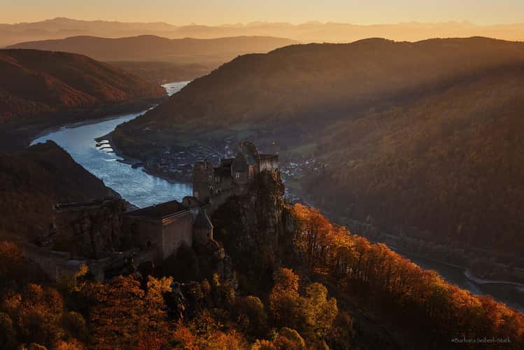 Aggstein Castle from Druidentürme